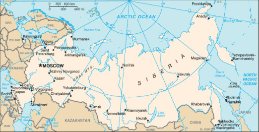 Map Russia